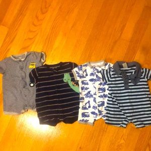 Bundle of 4 baby boy outfits 3 months